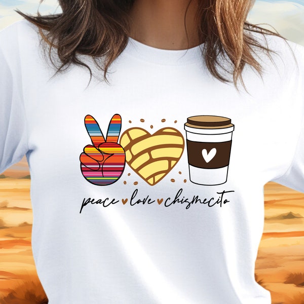 Mommy PeaceLove Latina Shirt, pretty girl shirt, Mothers Day Gift, Cute Latin Mom Gift, Poderosa Mujer, Motherhood Shirt,Felicem Diem Matris