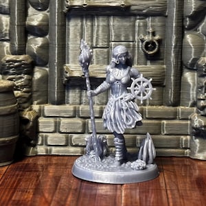 Pirate Construct | Articulated Clockwork Sailor Miniature | 3D Printed D&D Mini | Resin Miniature for TTRPG