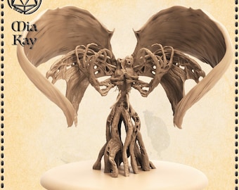 Brisela Angelic Horror Miniature Eldritch Celestial Boss Fallen Angel Tabletop RPG DnD Pathfinder OSR Resin Model