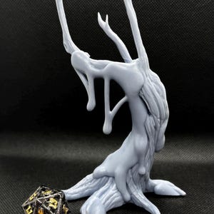 Ooze Covered Tree | 28mm Scale Miniature Terrain Scatter | D&D Pathfinder RPG Scenery | Resin Model by M3DM