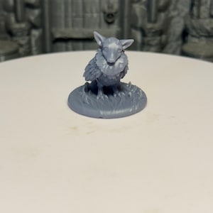 Baby Peryton Scalable Miniature Hybrid Beast for D&D Pathfinder TTRPG