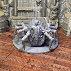 Drider Miniature Spider Elf Underdark Boss for DnD Pathfinder Shadowdark OSR TTRPG Monster Scalable Resin
