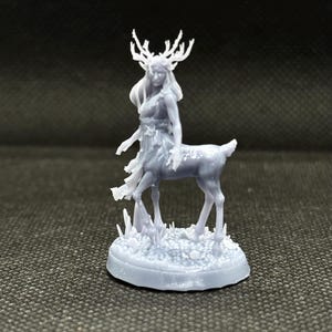 Cherry Blossom Druid Centaur Miniature Fey Guardian Nature Spirit Tabletop TTRPG DnD Pathfinder Resin Figure