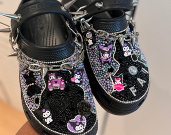 Kuromi plateform custom crocs