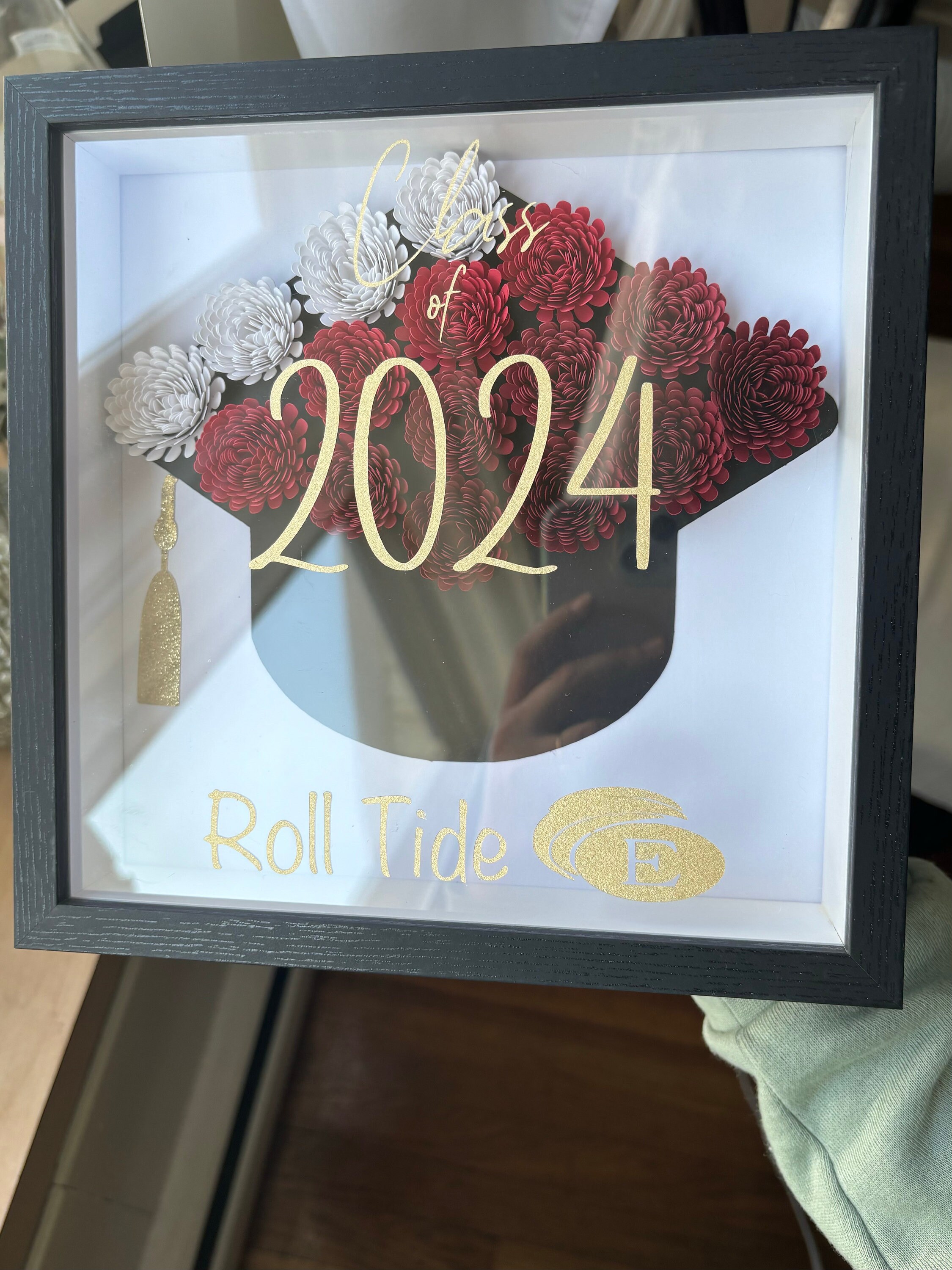Graduation Frame Lavender Custom Eternity Graduation Flower Frame - Etsy