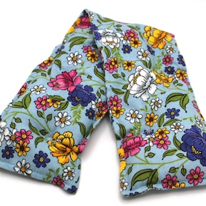 Comfort Compress, Rice pack,  Microwavable, Lavender scented, Hot/Cold neck pad, Heat pack reusable, self-care gift - Floral