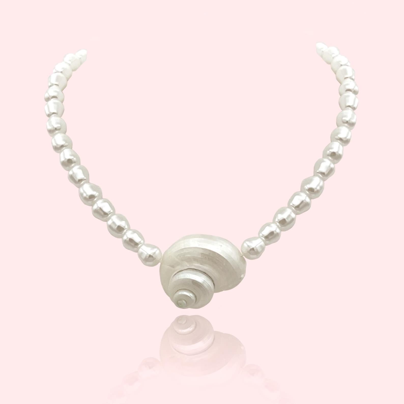 Natural Shell All Around Necklace, Shell Necklace, Starfish Necklace ...