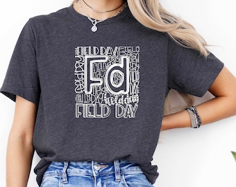 Field Day Typography Shirt: School Fun Day T-Shirt