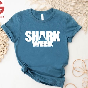 Cool Shark T-Shirt, Shark Week 2025,Funny Shark Week Tshirt, Shark Beach Summer Tee,Ocean Lover Gift, Save The Sharks, Activist Nature Lover