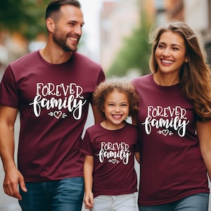 Forever Family Day Matching Family Adoption Tshirt Forever Family Day Matching Family Adoption Tshirt