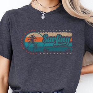 Santa Monica Surfing Shirt: California Beach Summer Tee