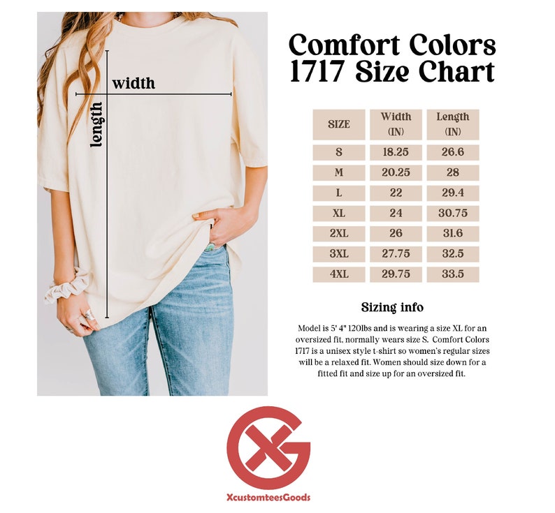 a women's size chart for a t - shirt