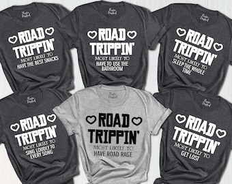 Road Trip Matching Shirts: Family Vacation Tees