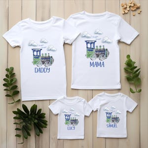Personalized Train Birthday Shirt: Custom Kids Apparel