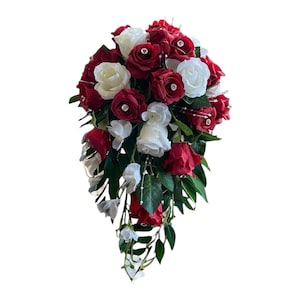 Rose Cascading Bridal Bouquet