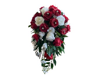 Rose Cascading Bridal Bouquet