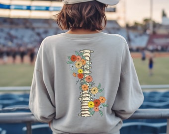 Motivational Floral Sweater, Mental Awareness, Mental Health Sweat, Gift for Her