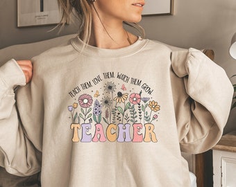 Personalized Teach Sweatshirts and Hoodies with a Twist - Teacher Gift Idea