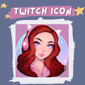 Ikona Twitch, grafika streamera, zdjęcie profilowe Twitch, transmisja strumieniowa, brak prowizji, emotka, emotka Twitch