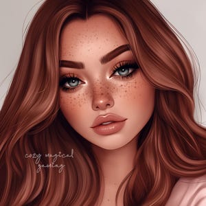 Twitch Icon for Streamer Art Twitch Profile Pic for Streaming, no commission needed, twitch emote digital art beautiful portrait blue eyes