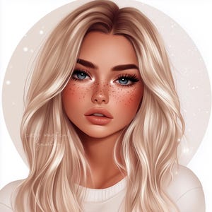 Twitch Icon for Streamer Art Twitch Profile Pic for Streaming, no commission needed, emote, twitch emote digital art beautiful portrait