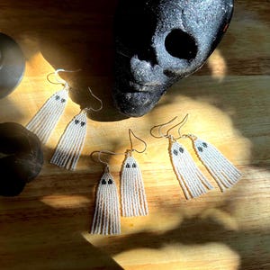 Ghost Earrings Halloween lovers spooky season gift