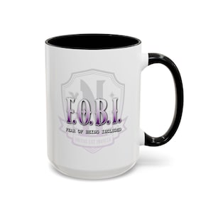 Wednesday FOBI Coffee Mug: Fear of Being Included, 15oz