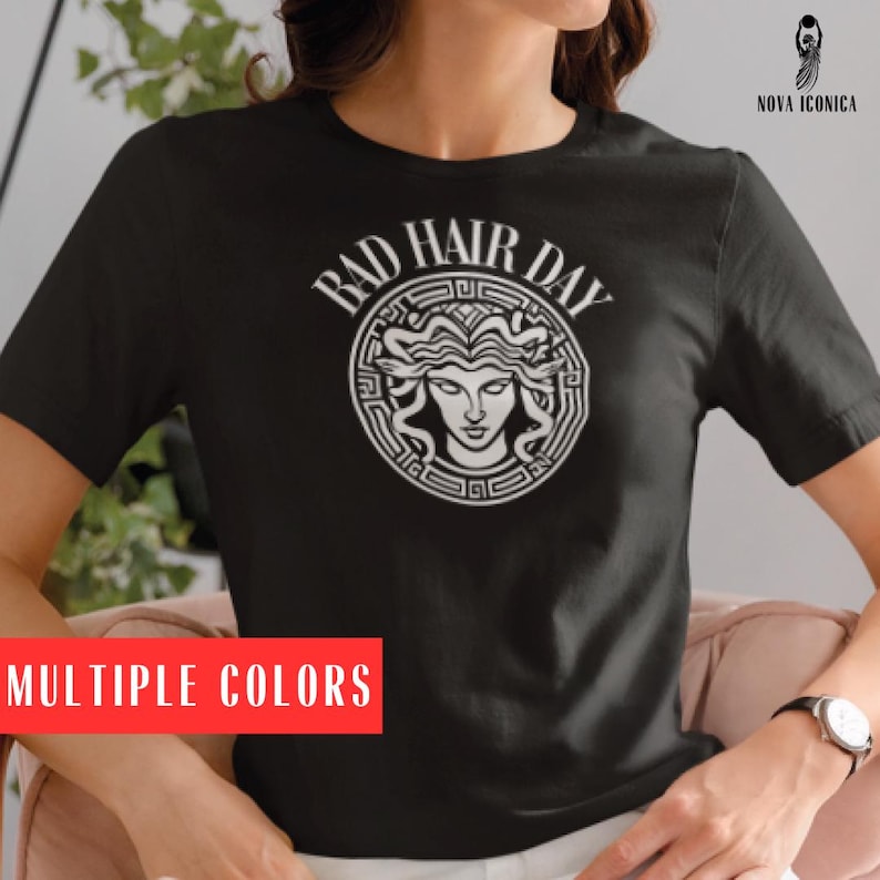 Medusa Snake Face Shirt Goddess Medusa TShirt Greek Mythology T-Shirt Snakes Head Witch tee Mythology Shirt Witchy Shirt Medusa Bad Hair Day medusa shirt Goddess Medusa Shirt Greek Apparel Snakes head witch shirt Greek Mythology Shirt Greek Goddess