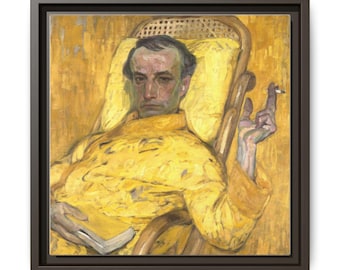 Yellow Scale Frantisek Kupka framed Oil painting canvas aesthetic wall art decor decoration classy art vintage classical impressionist