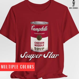 Campbell Soup Shirt - Etsy Campbell Soup Shirt - Etsy