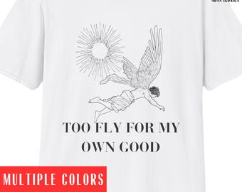 Mythology Shirt Icarus Shirt Greek Mythology Poet Shirt Dark Academia Clothing Literary Shirt Literature Shirt Librarian Book Club T-Shirt