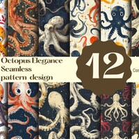 Sea Life Repeat Pattern, Under the Sea Seamless File, Ocean Animals ...