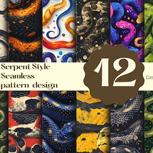 Snake Pattern Fabric - Etsy