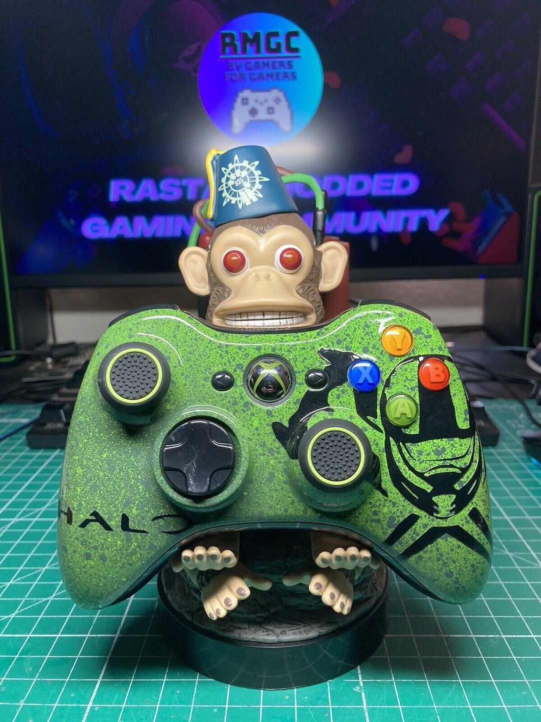 Custom HALO Xbox 360 Controller Wireless Working Serviced Etsy