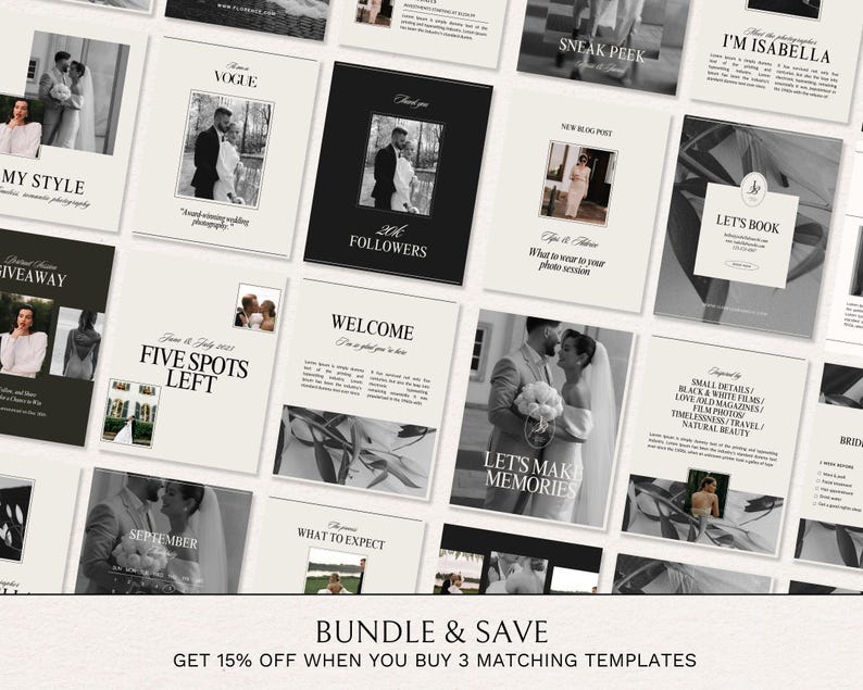Squarespace Website Template for Photographers | Wedding and Portfolio Design | Photography Websites