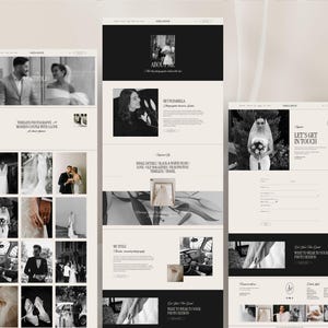 Squarespace Website Template for Photographers | Wedding and Portfolio Design | Photography Websites
