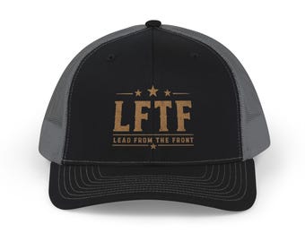 Gorra trucker snapback con logo LFTF / Gorra Lead From The Front