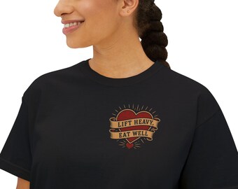 Camiseta Bad Bitches Lifting Club / Camiseta holgada para mujer