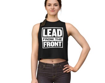 Camiseta sin mangas "Lead From The Front" / Culturismo
