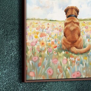 Spanish Mastiff Large Framed Canvas Print Impressionist Dog Wall Art image 5