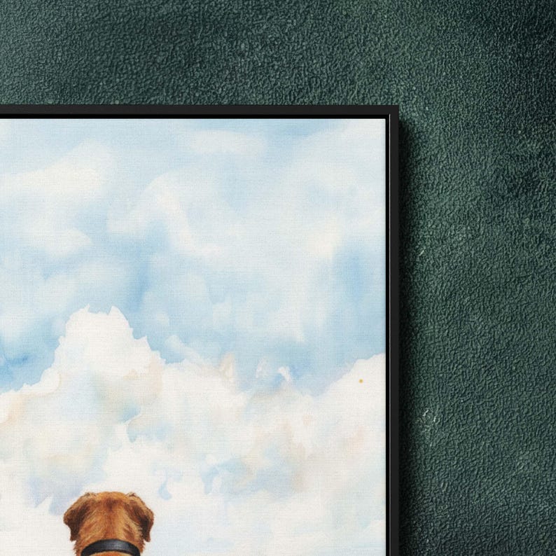 Spanish Mastiff Large Framed Canvas Print Impressionist Dog Wall Art image 6