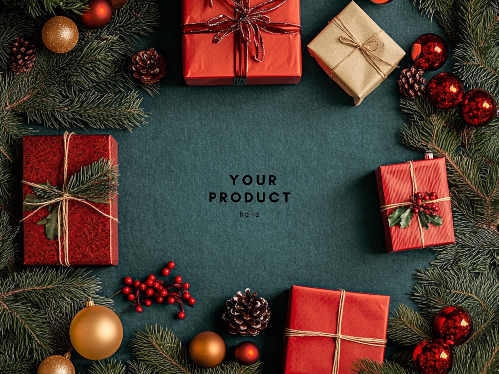24 Christmas Flat Lay Mockup Bundle | Digital Background Mock up ...