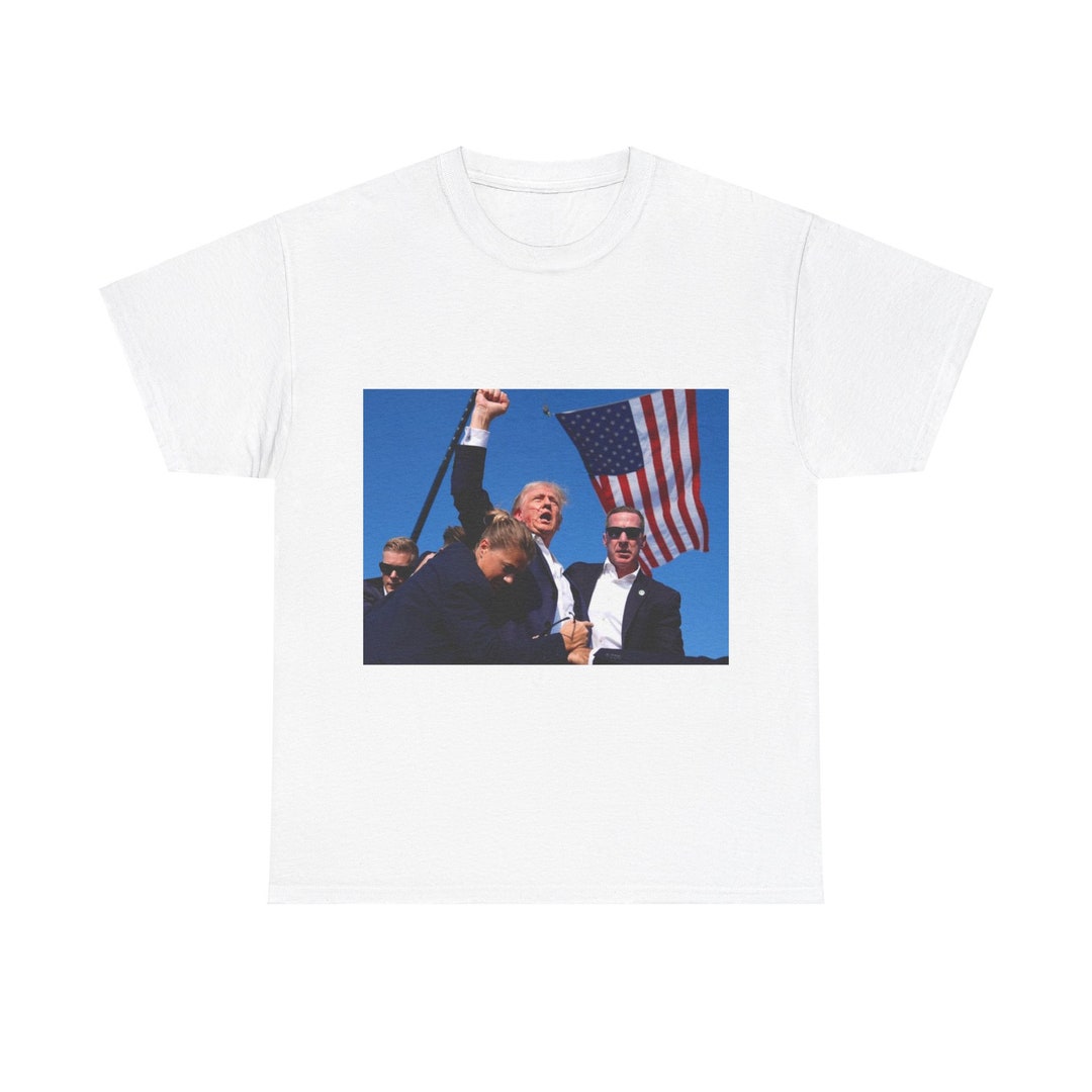 Trump Rally Tshirt, Trump Shot, Donald Trump Clothes, Political Tshirts ...