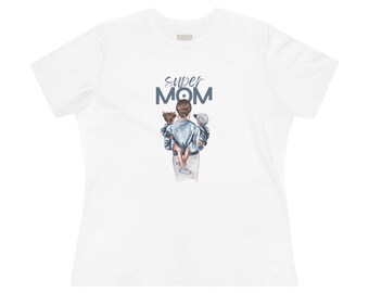 Women's Cotton Tee - Super mom