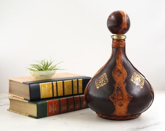Vintage Italian Wine Decanter | Old World Map Bottle