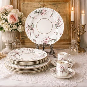 Vajilla vintage Dunrobin de repuesto Royal Worcester