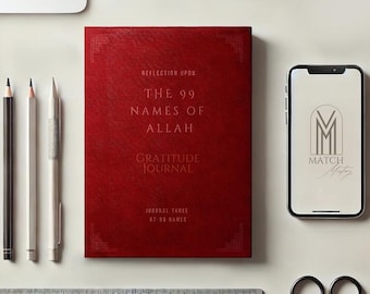 99 Names of Allah Gratitude Journal – Guided Islamic Reflection, Paperback