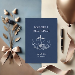Islamic Congratulations Card | New Beginnings Greeting Card