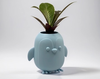 Penguin Planter | Penguin Pot | Animal Planter | Bird Planter | Penguin Plant Pot | Cute Penguin Planter | Cute Bird Pot | Planter for Child