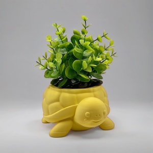 Sea Turtle Planter | Sea Turtle Pot | Sea Turtle Plant Pot | Unique Sea Turtle Flower Pot | Cute Turtle Planter | Turtle Pot Decor - USA